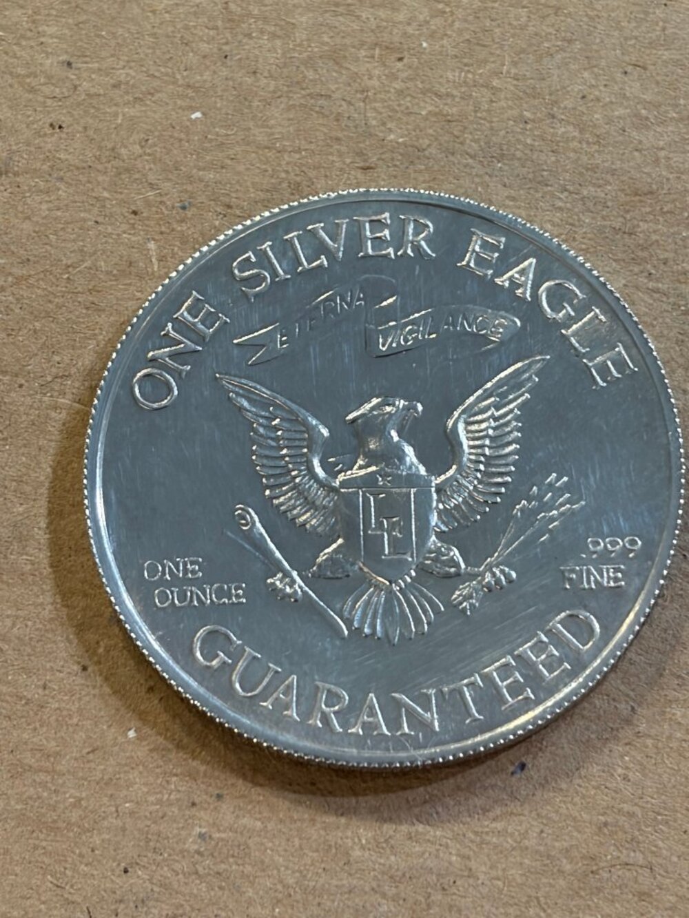 Liberty Lobby 1977 Silver Eagle Washington 1 oz 0.999 pure silver coin